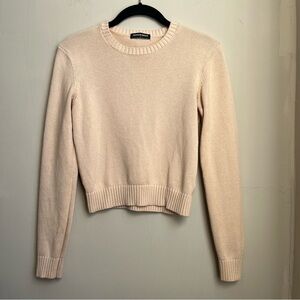 made in USA american apparel cropped cotton sweater